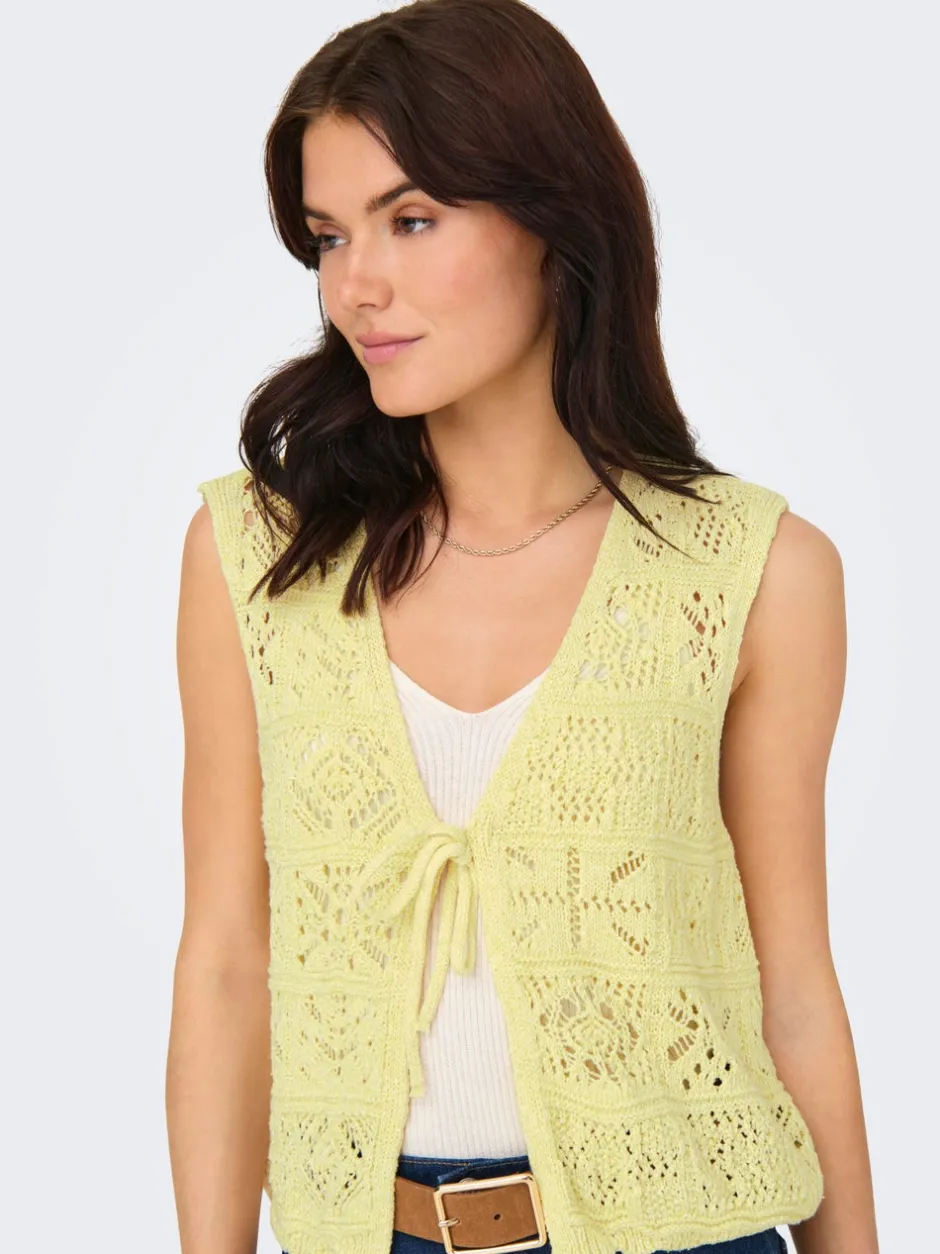 Hot ONLBEACH Vest Dame Strik & Cardigans