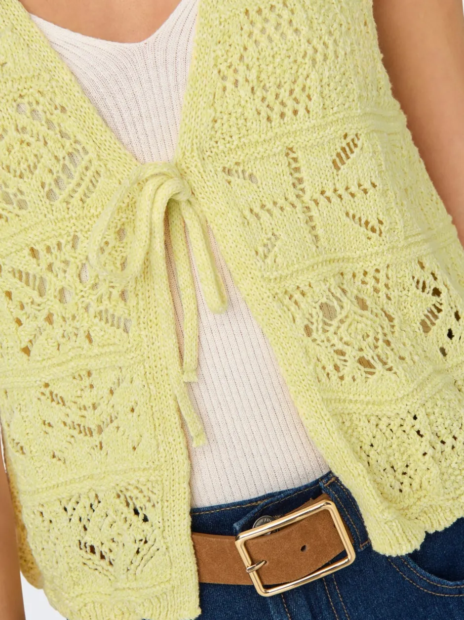 Hot ONLBEACH Vest Dame Strik & Cardigans