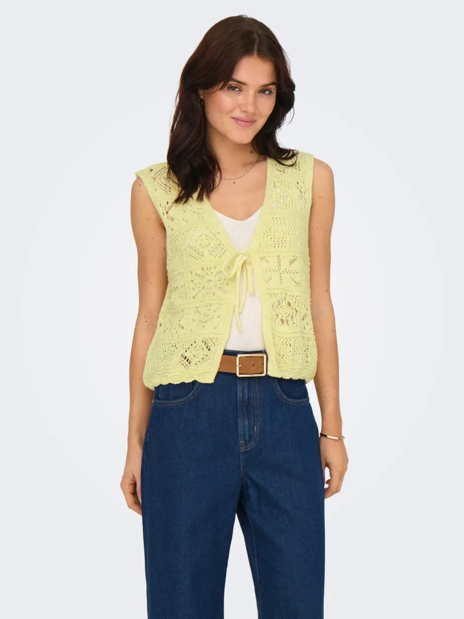 Hot ONLBEACH Vest Dame Strik & Cardigans