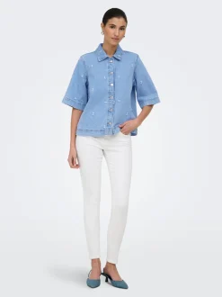 Best ONLBELLA Denim-skjorte Dame Skjorter