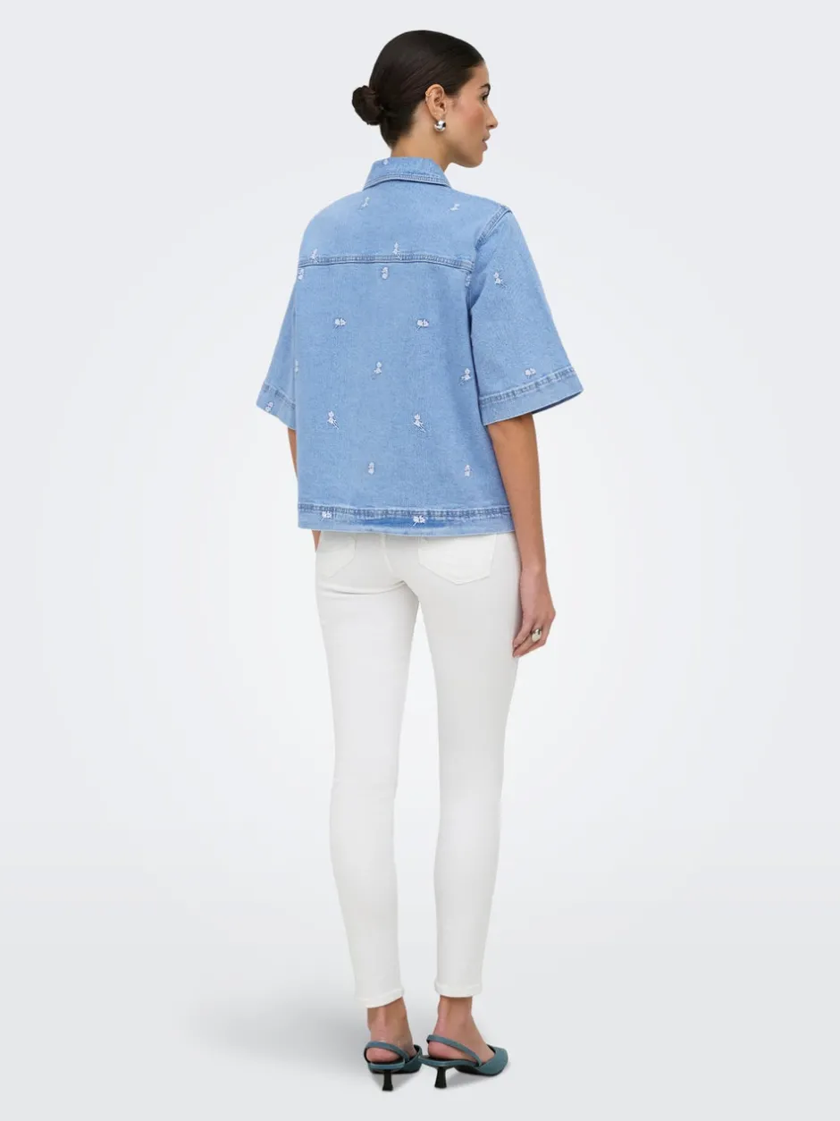 Best ONLBELLA Denim-skjorte Dame Skjorter
