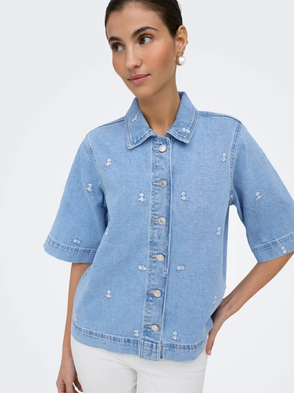 Best ONLBELLA Denim-skjorte Dame Skjorter