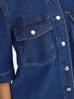 Sale ONLBELLE Kort kjole Dame Kjoler|Double Denim