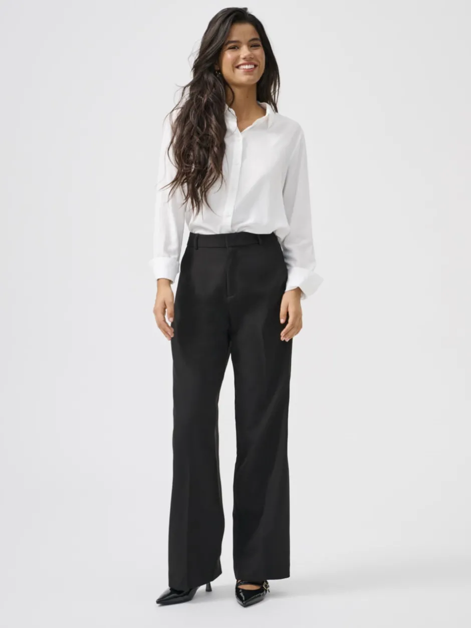 Outlet ONLBERRY Wide leg fit Bukser i wide fit Dame Bukser