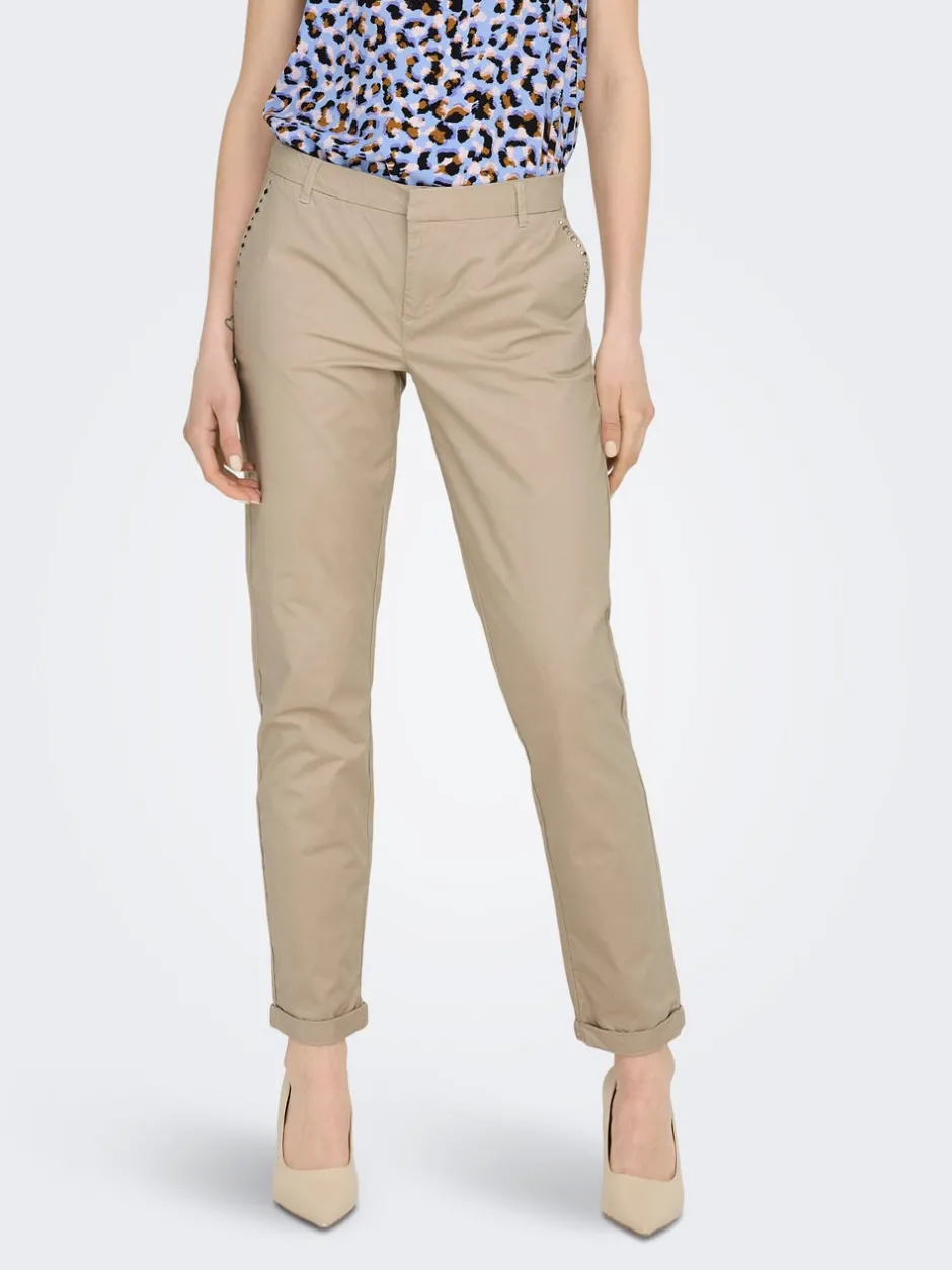 Best ONLBIANA Regular fit Chinobukser Dame Bukser