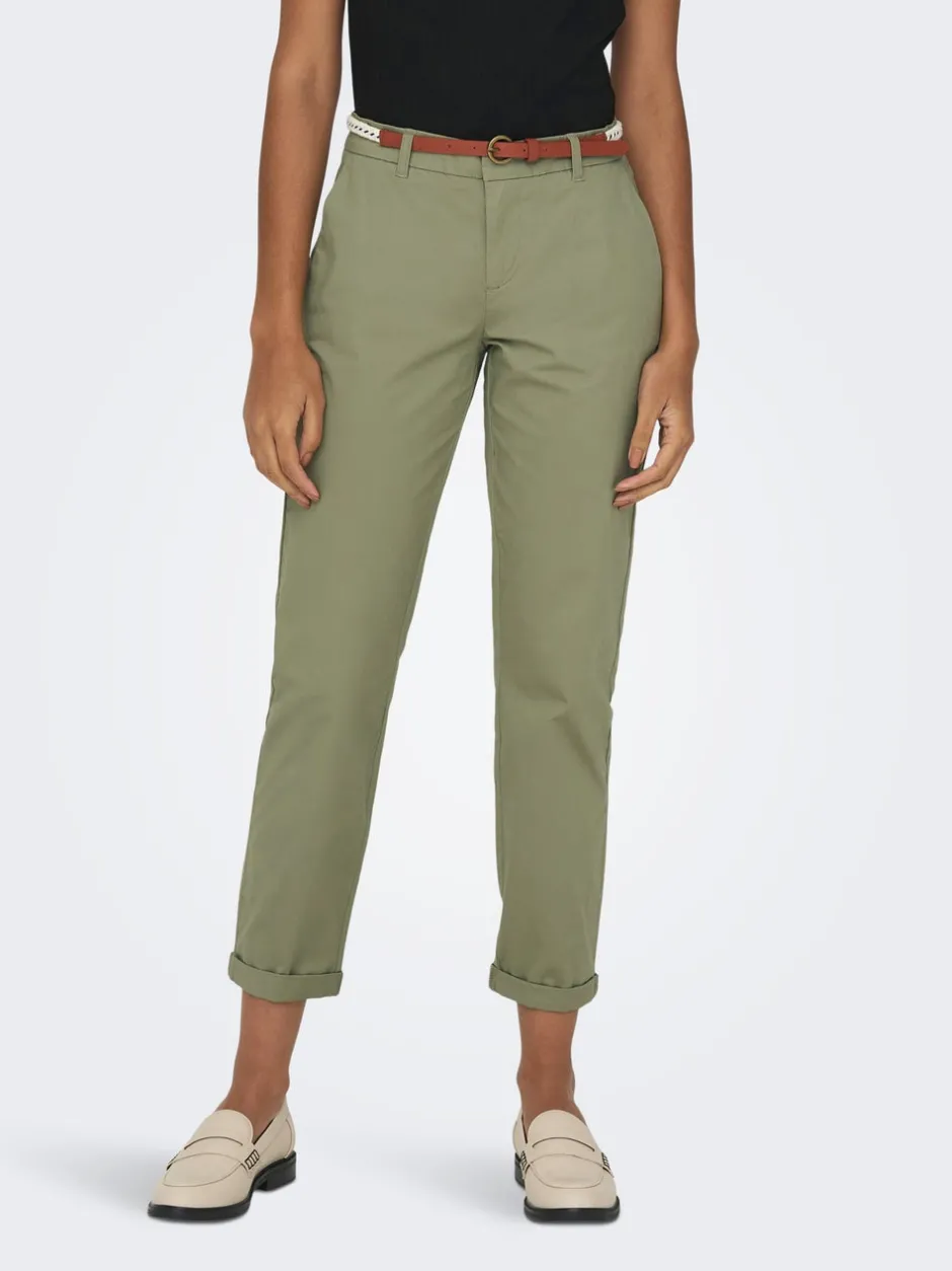 New ONLBIANA Regular fit Chinobukser Dame Bukser