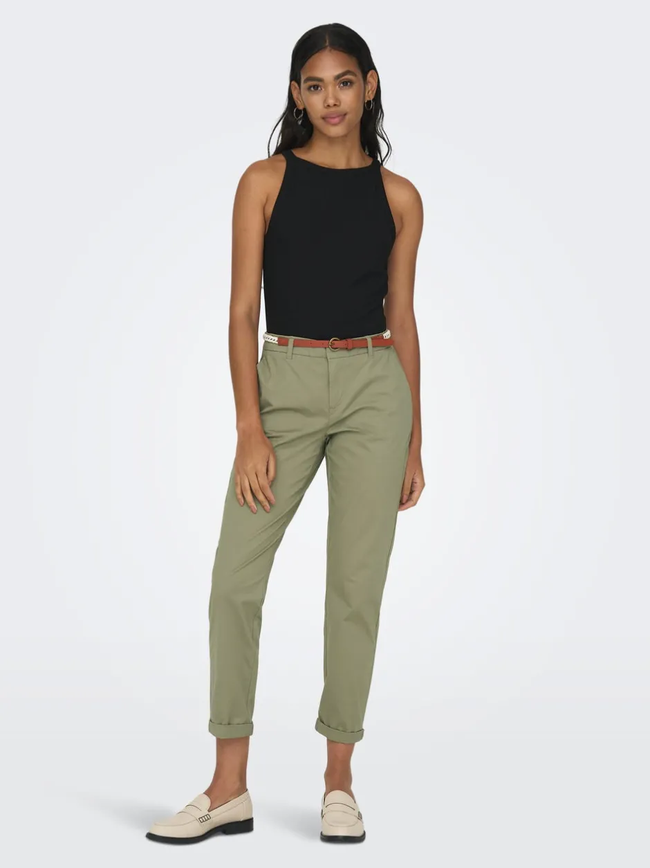 New ONLBIANA Regular fit Chinobukser Dame Bukser