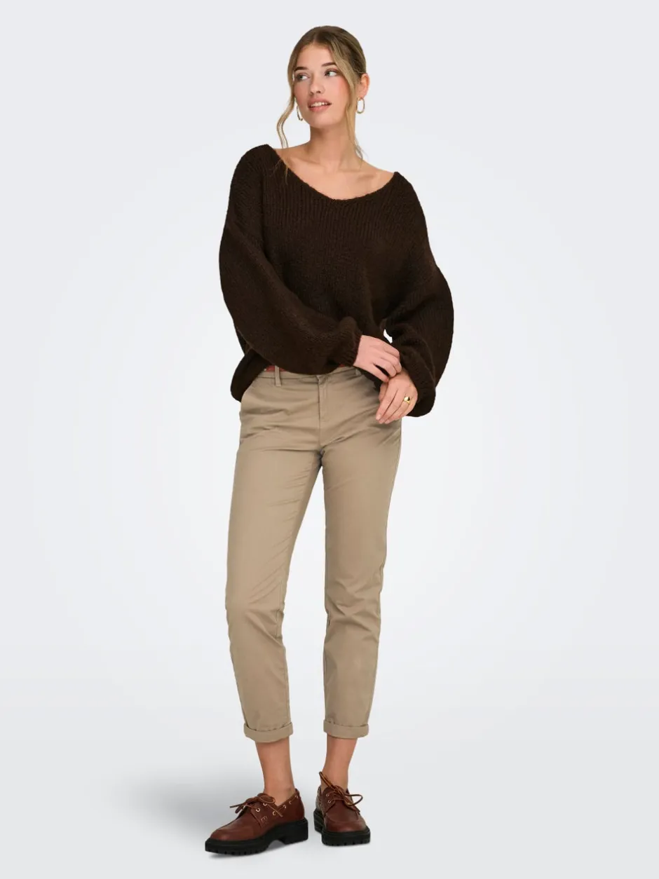 Hot ONLBIANA Regular fit Chinobukser Dame Bukser