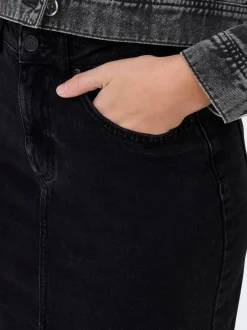 Best ONLBIANCA Denim Denim-nederdel Midinederdel Dame Nederdele|Denimnederdele