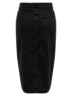 Best ONLBIANCA Denim Denim-nederdel Midinederdel Dame Nederdele|Denimnederdele