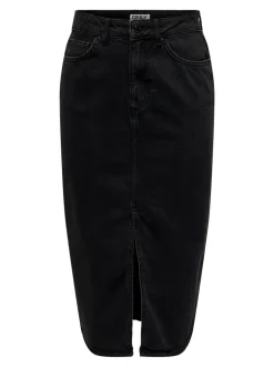 Best ONLBIANCA Denim Denim-nederdel Midinederdel Dame Nederdele|Denimnederdele