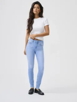 Sale ONLBLUSH Høj talje Skinny fit Ankellængde Jeans Dame Jeans|Jeans
