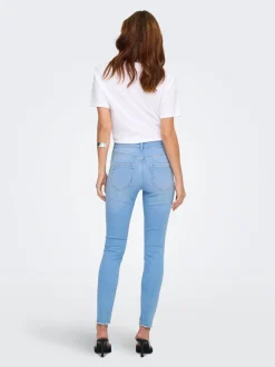 Sale ONLBLUSH Høj talje Skinny fit Ankellængde Jeans Dame Jeans|Jeans