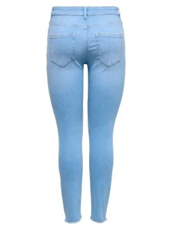 Sale ONLBLUSH Høj talje Skinny fit Ankellængde Jeans Dame Jeans|Jeans