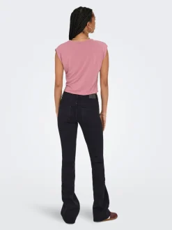 Hot ONLBLUSH Lav talje Flared fit Jeans Dame Jeans|Jeans