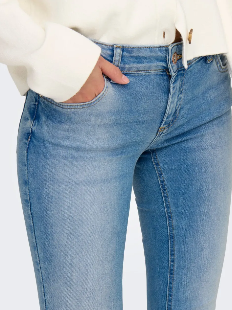 Best ONLBLUSH Lav talje Flared fit Jeans Dame Jeans|Jeans