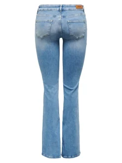 Best ONLBLUSH Lav talje Flared fit Jeans Dame Jeans|Jeans