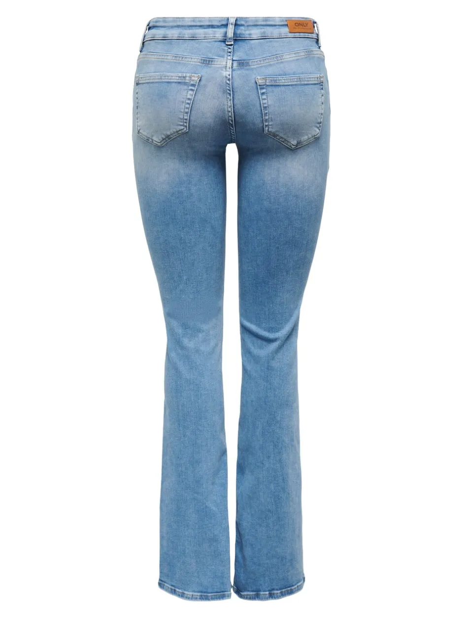 Best ONLBLUSH Lav talje Flared fit Jeans Dame Jeans|Jeans