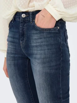 Sale ONLBLUSH Mellemhøj talje Flared fit Jeans Dame Jeans|Jeans