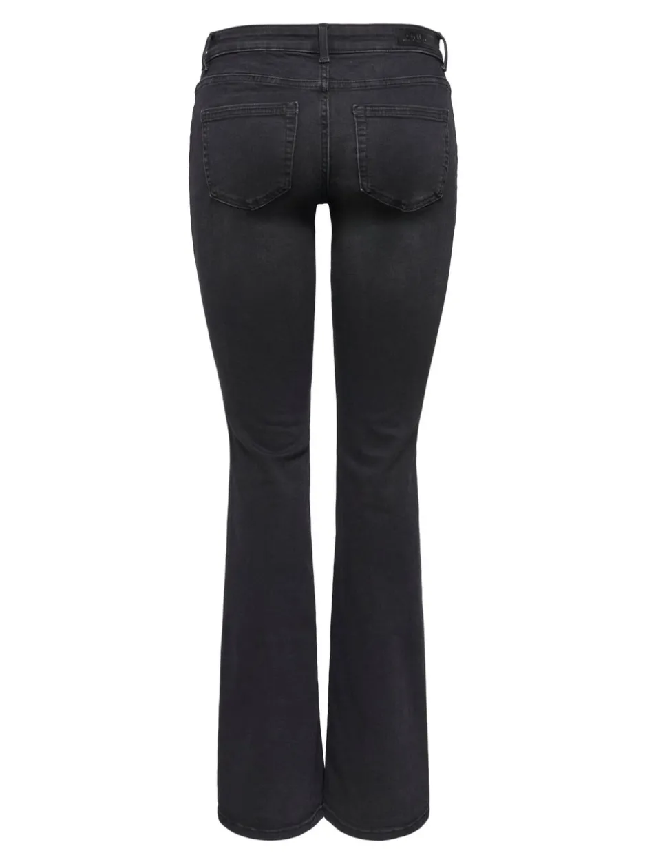 Clearance ONLBLUSH Mellemhøj talje Flared fit Jeans Dame Jeans|Jeans