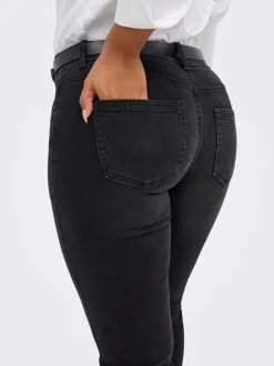 Clearance ONLBLUSH Mellemhøj talje Flared fit Jeans Dame Jeans|Jeans