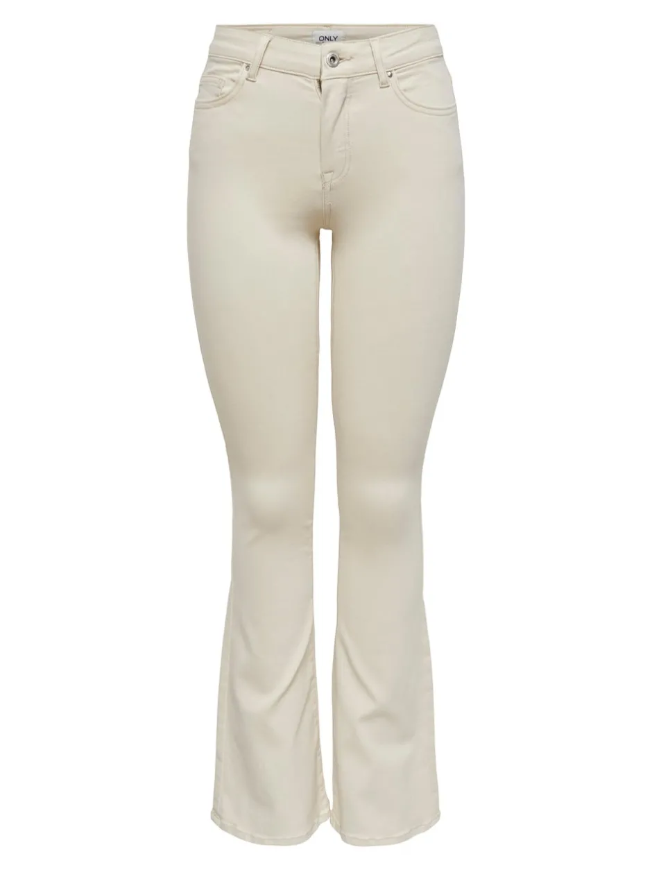 Hot ONLBLUSH Mellemhøj talje Flared fit Jeans Dame Jeans|Jeans