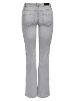 Clearance ONLBLUSH Mellemhøj talje Flared fit Jeans Dame Jeans|Jeans