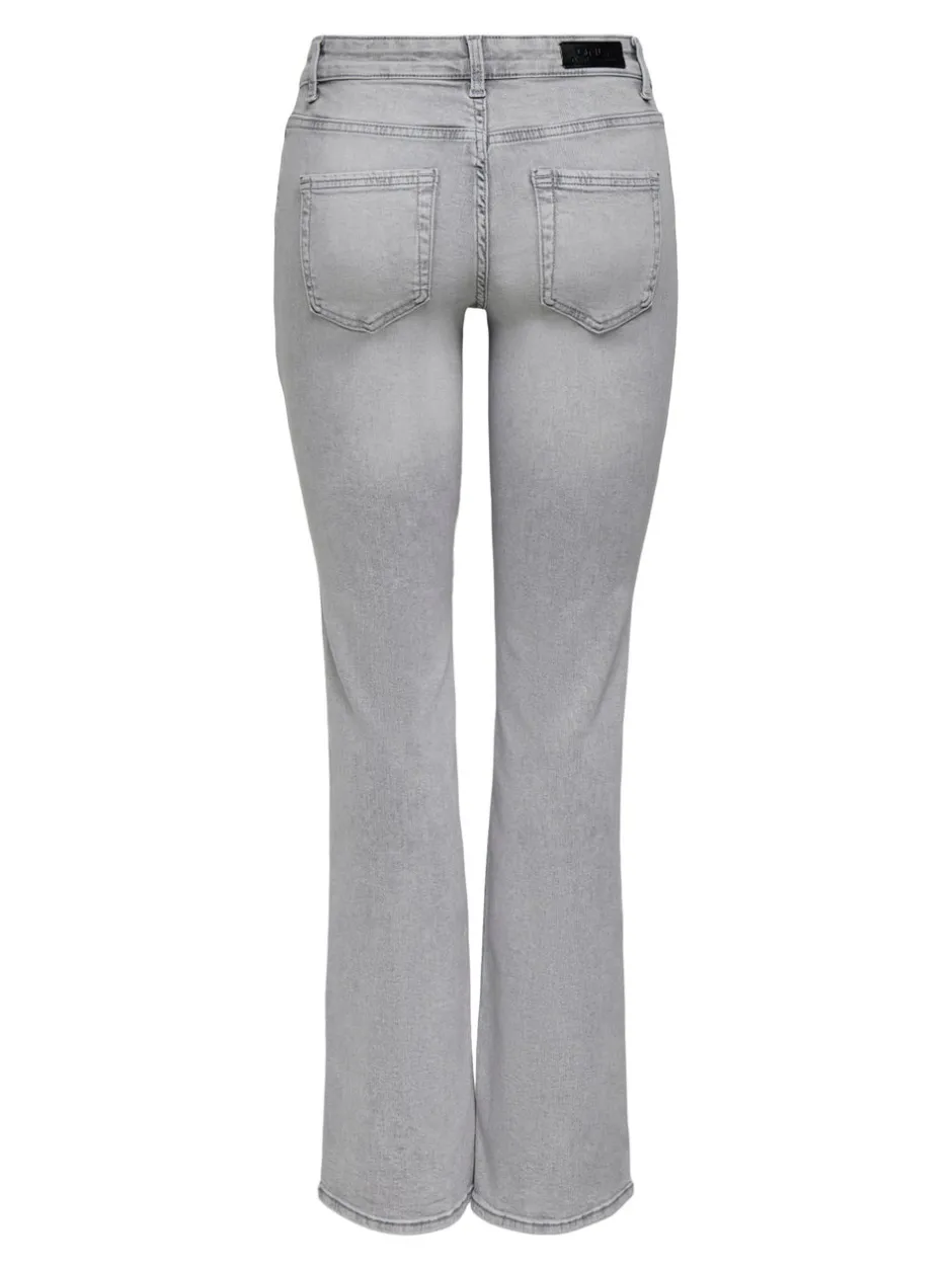 Clearance ONLBLUSH Mellemhøj talje Flared fit Jeans Dame Jeans|Jeans