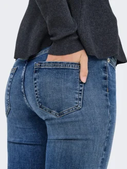 Best ONLBLUSH Mellemhøj talje Flared fit Jeans Dame Jeans|Jeans