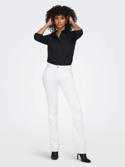 Sale ONLBLUSH Mellemhøj talje Flared fit Jeans Dame Jeans|Jeans