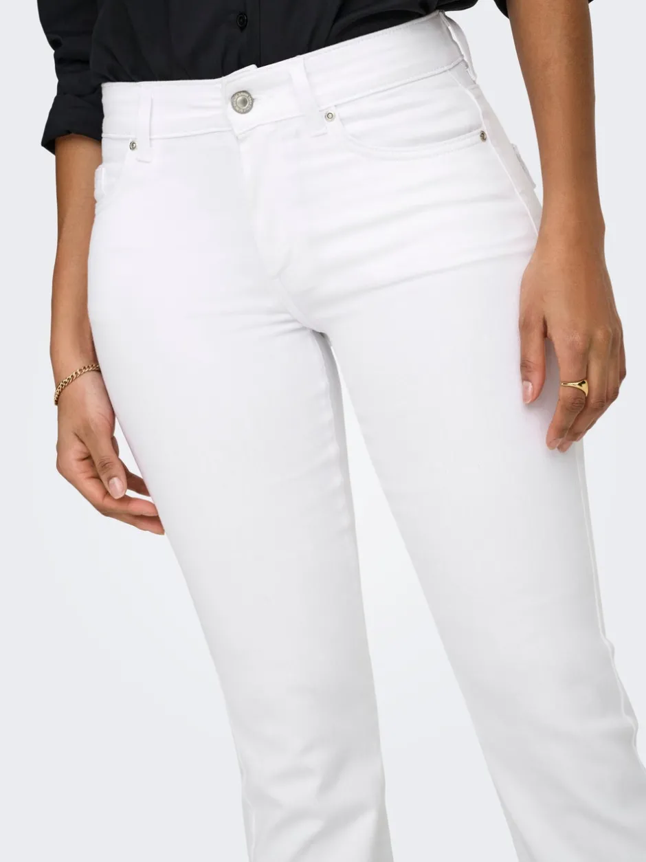 Sale ONLBLUSH Mellemhøj talje Flared fit Jeans Dame Jeans|Jeans
