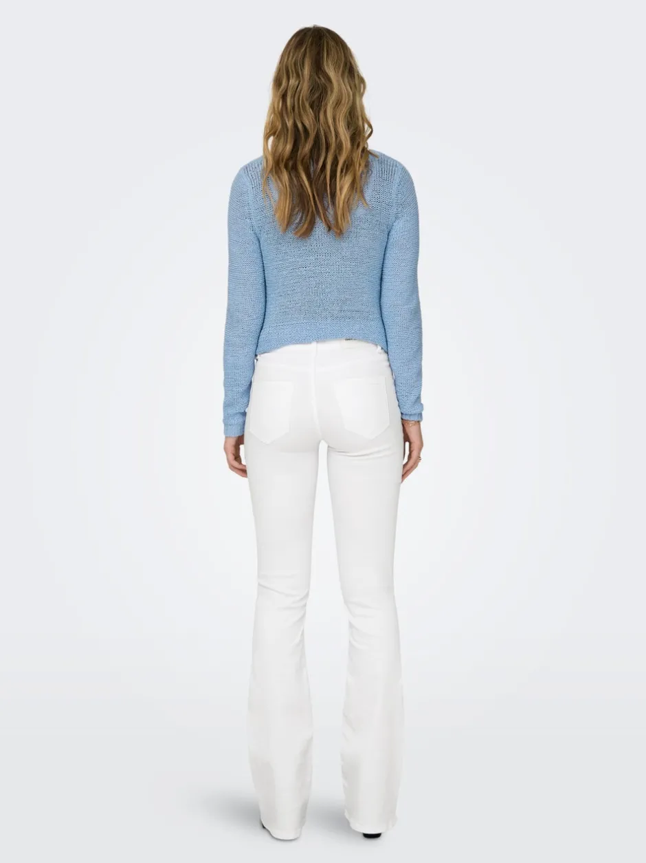 Sale ONLBLUSH Mellemhøj talje Flared fit Jeans Dame Jeans|Jeans