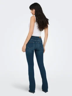 ONLBLUSH Mellemhøj talje Flared fit Jeans Dame Jeans|Jeans