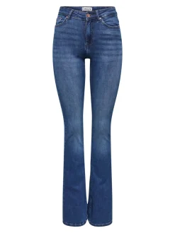Best ONLBLUSH Mellemhøj talje Flared fit Jeans Dame Jeans|Jeans