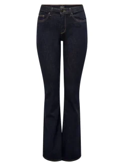 Discount ONLBLUSH Mellemhøj talje Flared fit Jeans Dame Jeans|Jeans