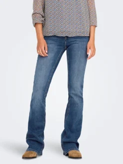 Online ONLBLUSH Mellemhøj talje Flared fit Jeans Dame Jeans|Jeans
