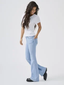 Hot ONLBLUSH Mellemhøj talje Retro flared fit Jeans Dame Jeans|Jeans