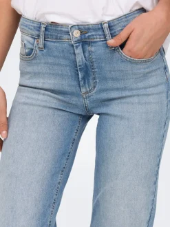 Best ONLBLUSH Mellemhøj talje Straight fit Jeans Dame Jeans|Jeans