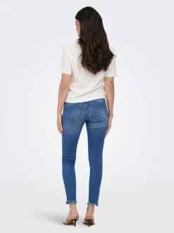 New ONLBLUSH Mellemhøj talje Skinny fit Ankellængde Jeans Dame Jeans|Jeans