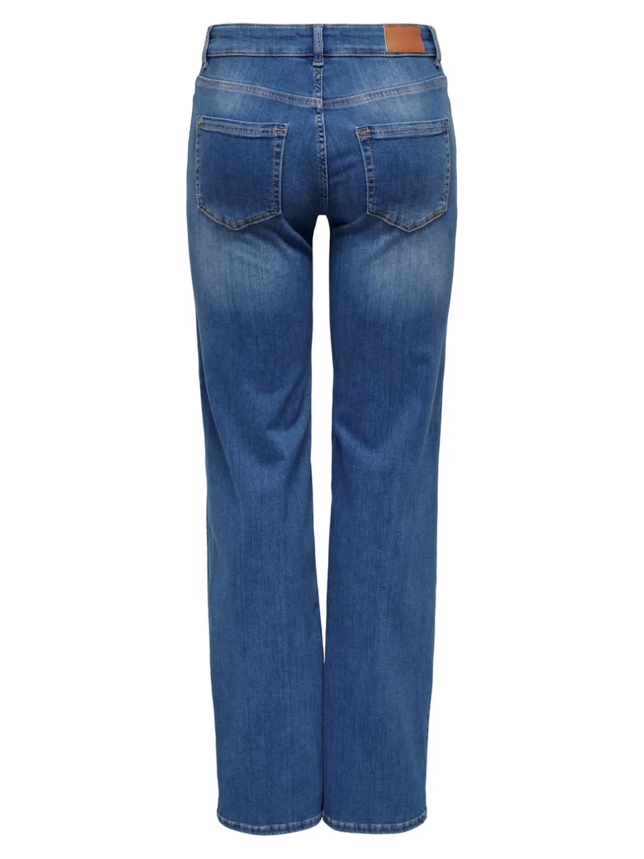 Best ONLBLUSH Mellemhøj talje Straight fit Jeans Dame Jeans|Jeans
