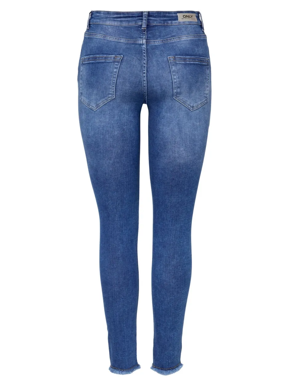 Best ONLBLUSH Mellemhøj talje Skinny fit Ankellængde Jeans Dame Jeans|Jeans