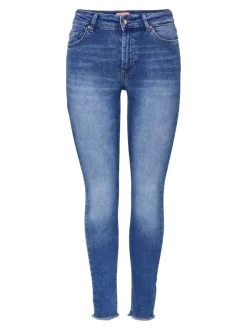 Best ONLBLUSH Mellemhøj talje Skinny fit Ankellængde Jeans Dame Jeans|Jeans