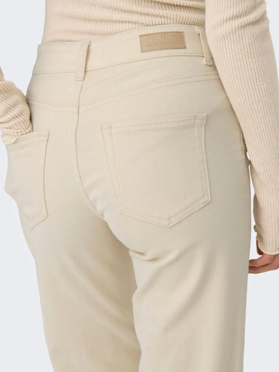 ONLBLUSH Mellemhøj talje Straight fit Jeans Dame Jeans|Jeans
