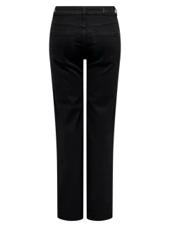 Outlet ONLBLUSH Mellemhøj talje Straight fit Jeans Dame Jeans|Jeans