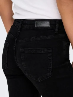 Outlet ONLBLUSH Mellemhøj talje Straight fit Jeans Dame Jeans|Jeans