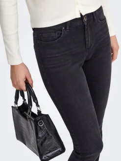 New ONLBLUSH Mellemhøj talje Skinny fit Ankellængde Jeans Dame Jeans|Jeans