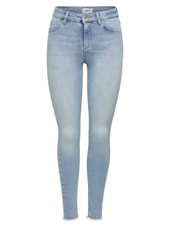 Hot ONLBLUSH Mellemhøj talje Skinny fit Ankellængde Jeans Dame Jeans|Jeans