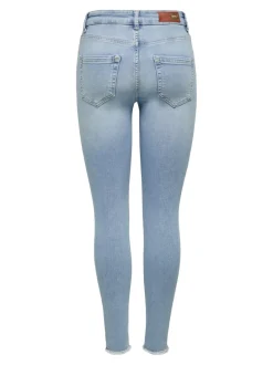 Hot ONLBLUSH Mellemhøj talje Skinny fit Ankellængde Jeans Dame Jeans|Jeans