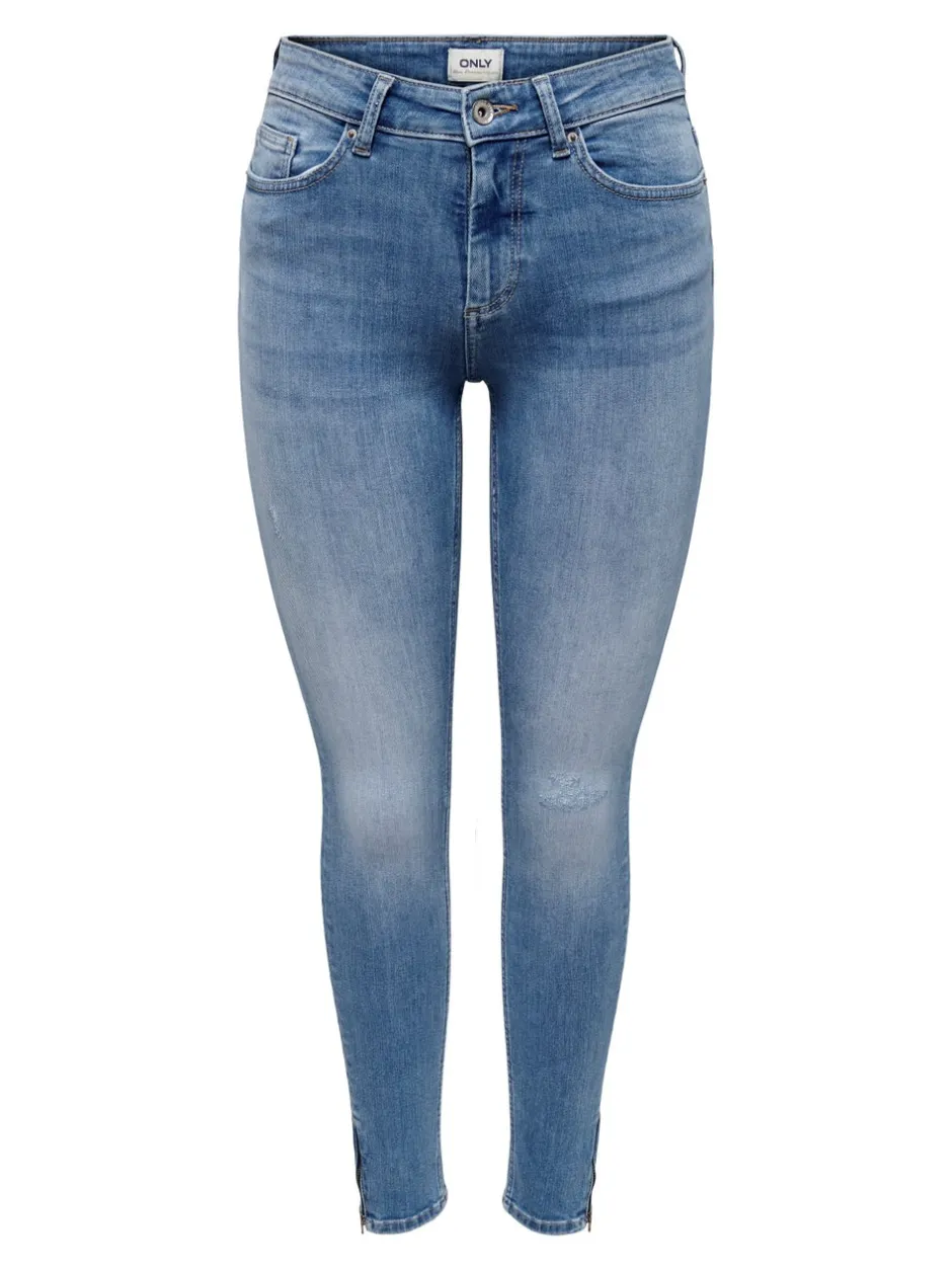 ONLBLUSH Mellemhøj talje Skinny fit Ankellængde Jeans Dame Jeans|Jeans