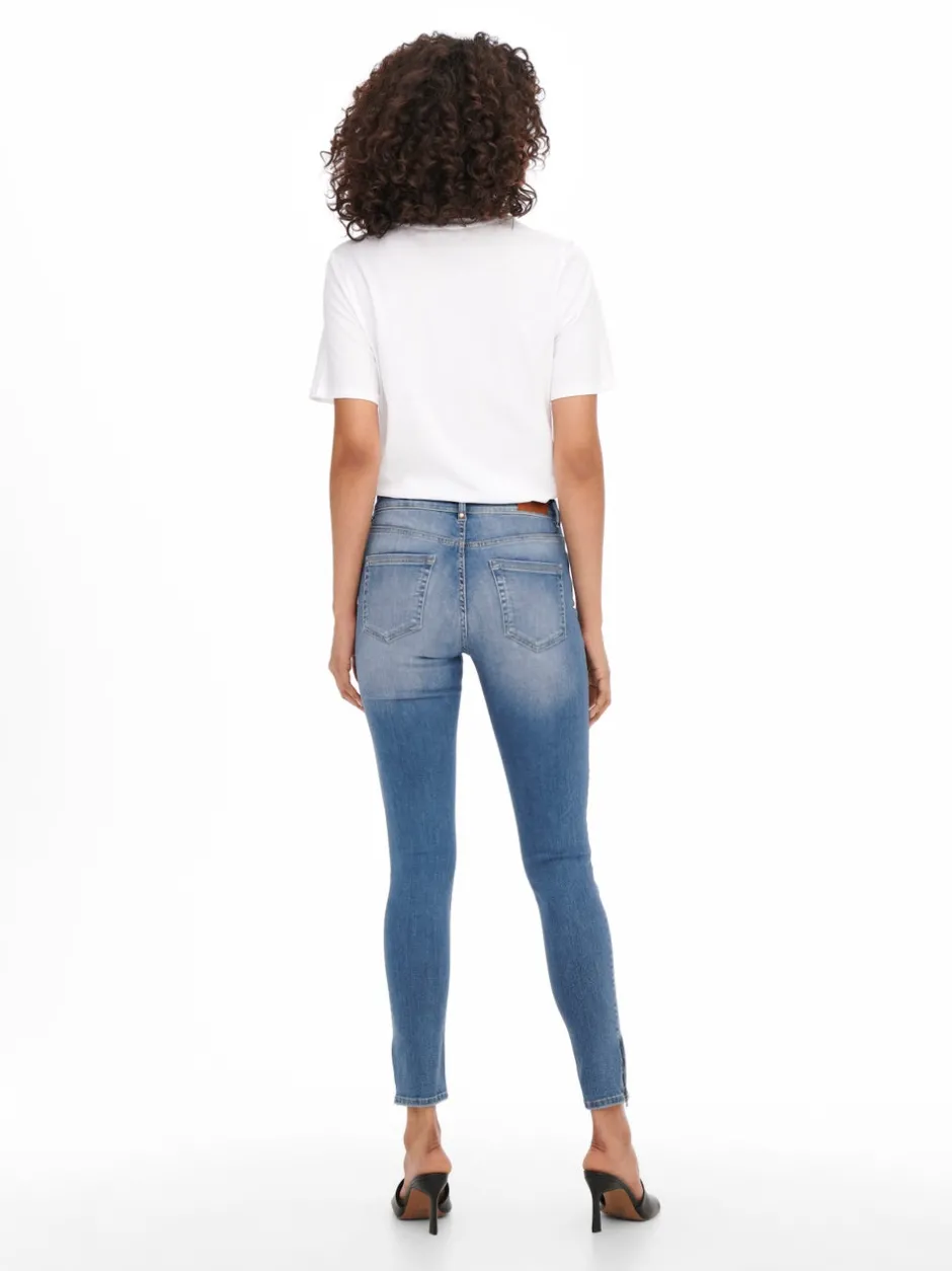 ONLBLUSH Mellemhøj talje Skinny fit Ankellængde Jeans Dame Jeans|Jeans